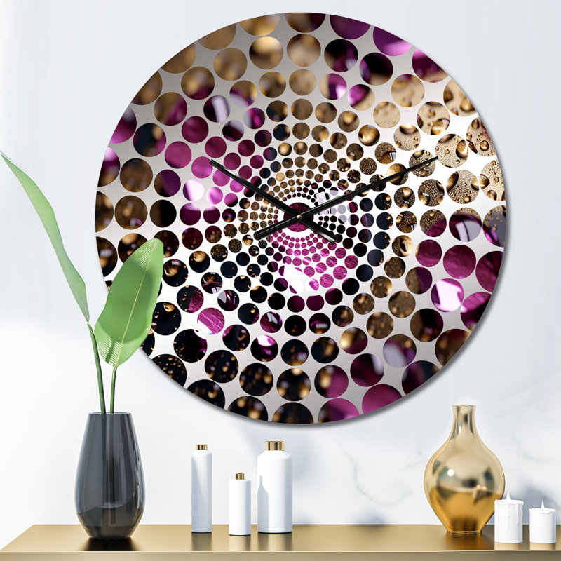 Horloge murale Madiline - Rose, Petit