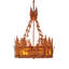 Rustic Lodge 4 - Light Chandelier-16183449-16183450