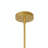 Cerilen 4 - Light Dimmable Gold Linear Chandelier Kitchen Island Chandelier