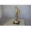 Statue bronze Andice Leap grenat au fini argent - Taille: L 12 po x l 7 po x H 19 po.