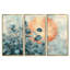«Sage Botanical Canvas, Eucalyptus Wall Art - Eucalyptus Eclipse», ensemble de 3 reproductions d'art sur toile encadrées-1585119050-1585119049