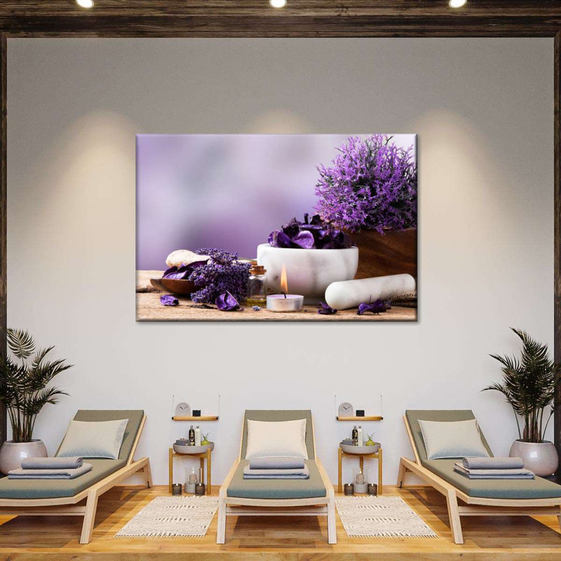 " Calming Lavender Canvas Print ", 24" H x 36" W x 1.25" D