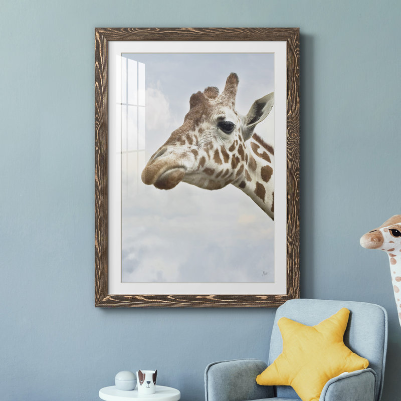 Grumpy - Photographie avec cadre photo, H 31,5 po x l 23,5 po x P 1,5 po, Encadré de bois de noyer
