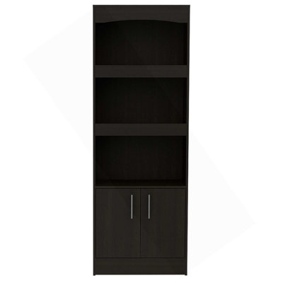 Shell Beach 1-Drawer 3-Shelf Bookcase Wenge