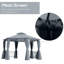 Adoni 3m x 3m Steel Patio Gazebo