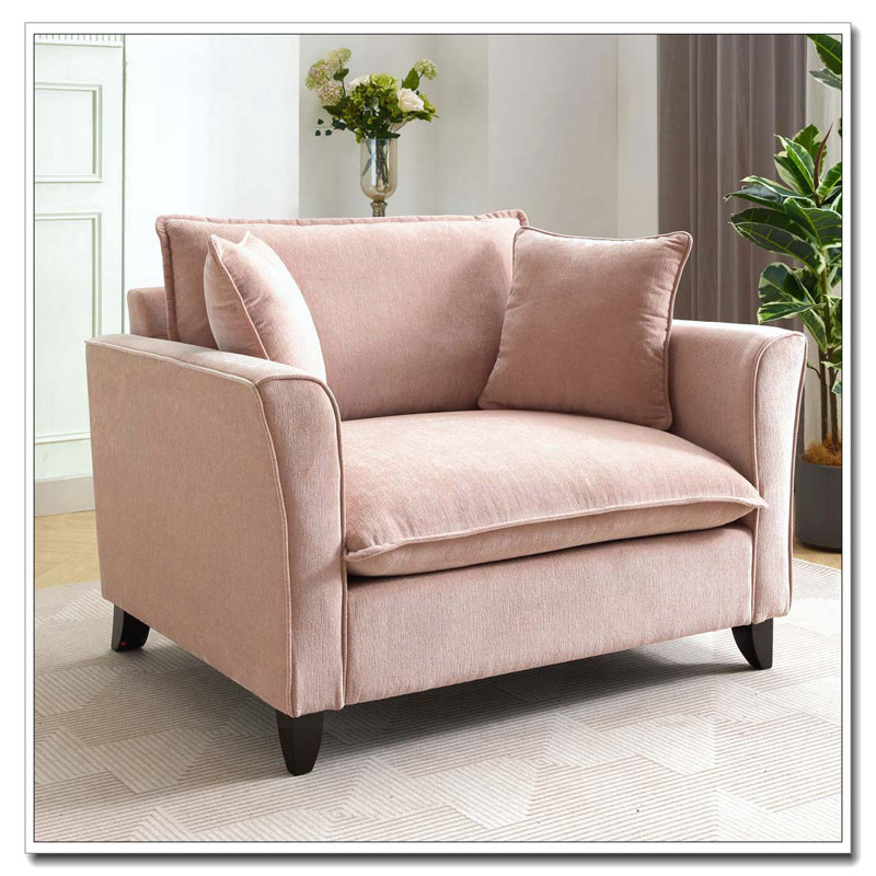 46.3" Oversized Armchair, Pink