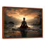 «Black Peach Meditation Eernal Now», reproduction d'art sur toile encadrée-130613134-70829917