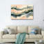 Ensemble de 1 tableau abstrait sur toile représentant un paysage-1218423744-1218423749
