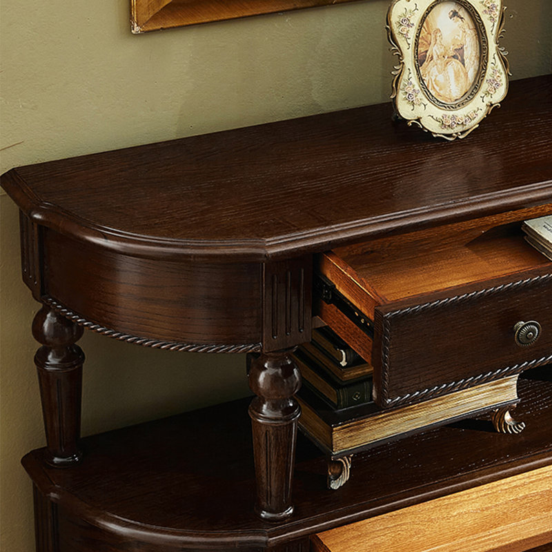 Classical Art Solid Wood Console Table, 35.43" H x 51.18" W × 11.81" D