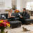 103.5'' Upholstered Sleeper Sofa-89603589