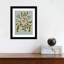 Expressive Abstract House Plant Playful Blue Framed On Paper by The Creative Bunch Studio Print-91291744-91291743