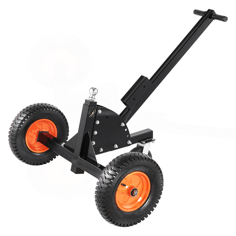 Remorque 2 en 1 de 1500 lb 2 et 1 en boule réglable de 22 po et 26 po avec roulettes