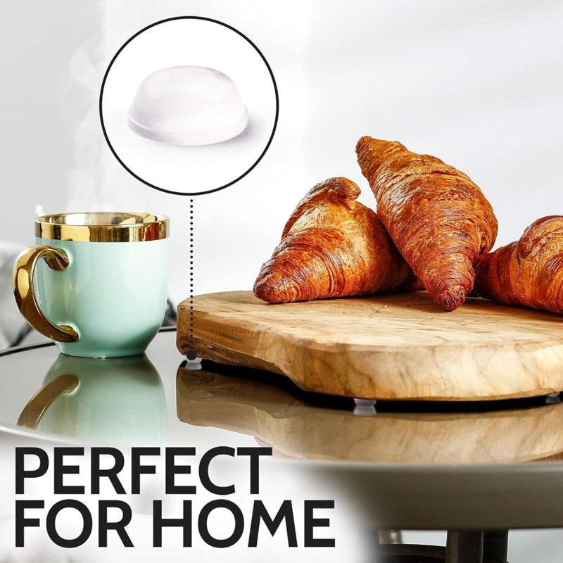 Adhésif transparent Zulay Home Cabinet Bumpers, H 5 po x l 7,55 po