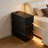 3-Drawer LED Smart Nightstand with Light-229101577