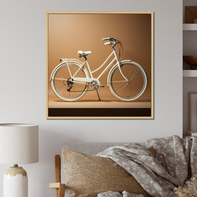 Vélo ivoire sur toile