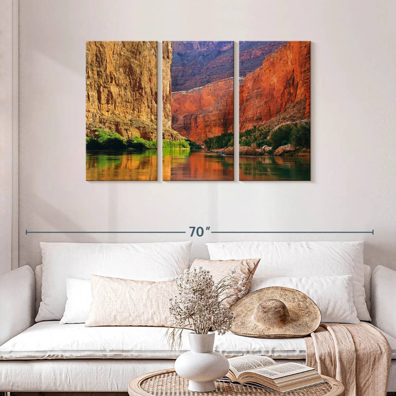 Gorge murale rouge Alvord, H 28 po x l 45 po