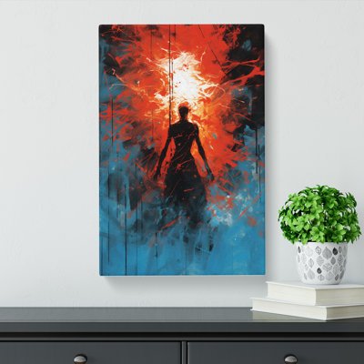 Lightning Gestural - Wrapped Canvas Print