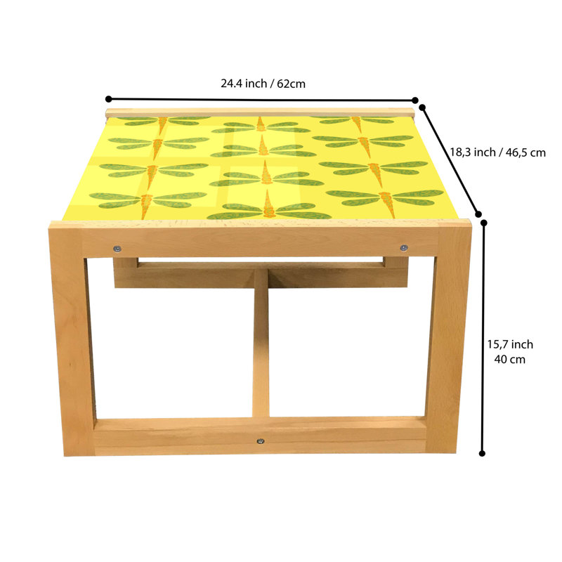 Jaecob Sled Coffee Table, 62cm H x 46cm W x 40cm D