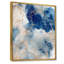 Blue And Gold Marble Clouds III - Print on Canvas-67380502-67380503-119770580