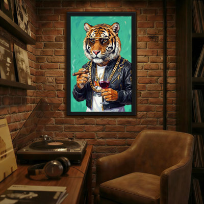 Animaux, cigare et lunettes de soleil