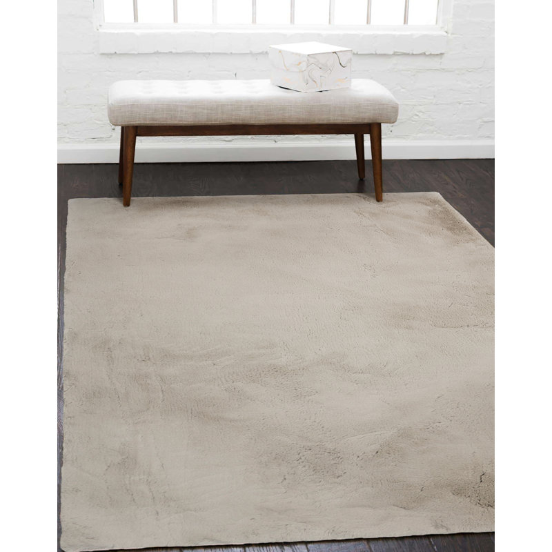 Tapis touffeté à la main Jalissia, Rectangle 5 pi x 7 pi