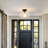 Moncia 1-Light 11"  Glass Semi-Flush Mount Ceiling Light for Hallway Entryway-106102651