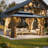13 Ft. W X 10 Ft. D Double Roof Gazebo With String Lights