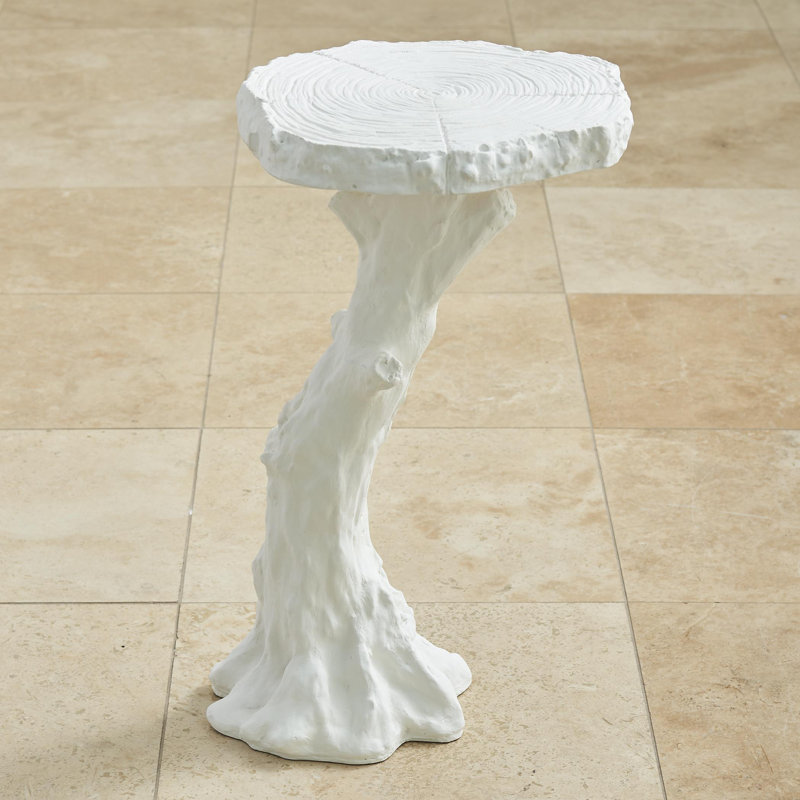 Table en faux bois - blanc