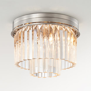 Lustre encastré en cristal 5 lumières 16,5 "Lucent
