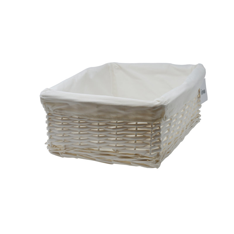 Wicker Laundry Basket, Large (16cm H x 42.5cm W x 32.5cm D)