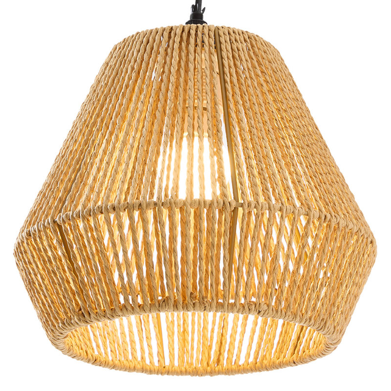 1 - Light Natural Caged Pendant