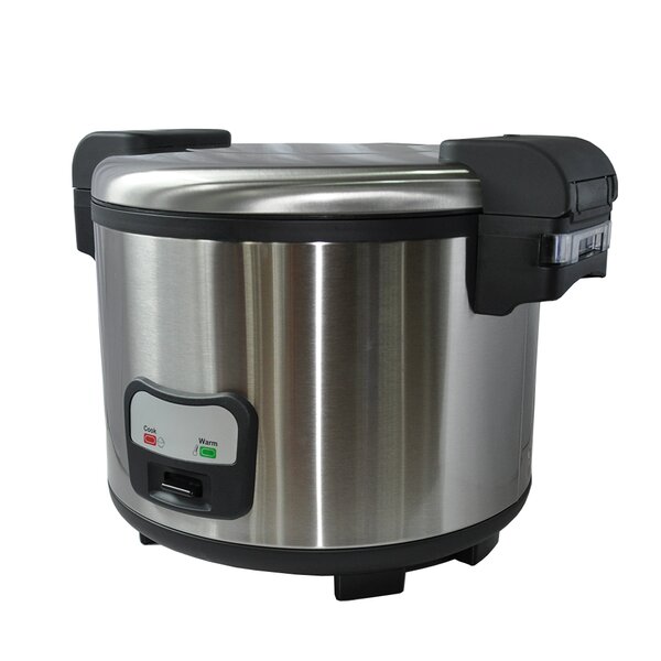 20 Cup Digital Rice Cooker Stainless Steel - CE