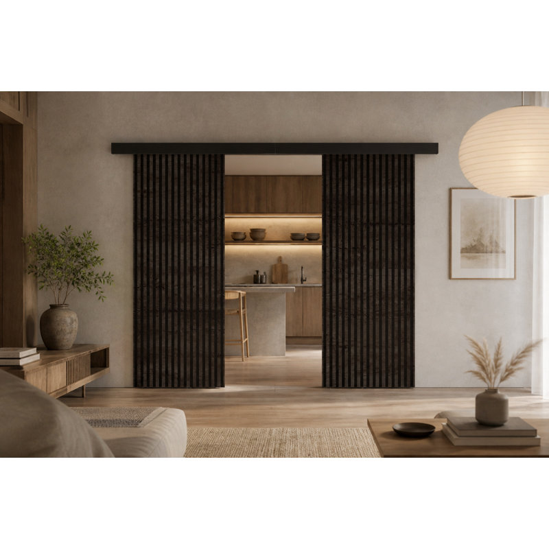 DOOR Belmo 2, 174cm x 205cm, Dark Ash