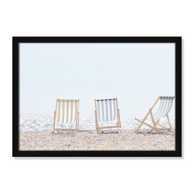 Adriatica "Beach Chairs" Print by Leah Straatsma