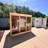 Smartmak® 6–8 Person Premium Hemlock Outdoor Steam Sauna – Modern Box Design, Traditional Wellness & Spa Luxury
