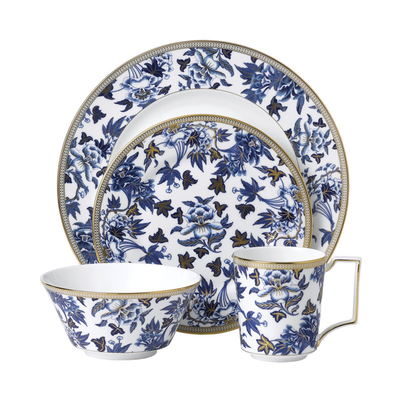 Hibiscus Bone China Dinnerware Set