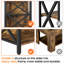 Aaryon Unfinished TV Stand for TVs up to 65"