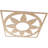 Blume Wood Fretwork Pierced Ceiling Medallion-63412063-63412083