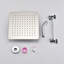 Pomme de douche à pluie carrée 10 po - Acier inoxydable, pomme de douche en acier de conception moderne Performance optimale-121076810