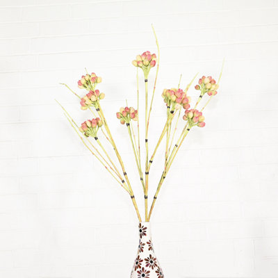 36" Artificial Twig Blossom Branch For Vase Filler, Farmhouse Long Stem Sprays Bulk Bouquet For Wedding Party Home Office Table Centerpiece Shelf Decorations