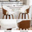 Ensemble de tabourets de bar pivotants en cuir Mahtab (disponibles en 3 ou 4 pièces)-1254270992-1254270995-1254271082