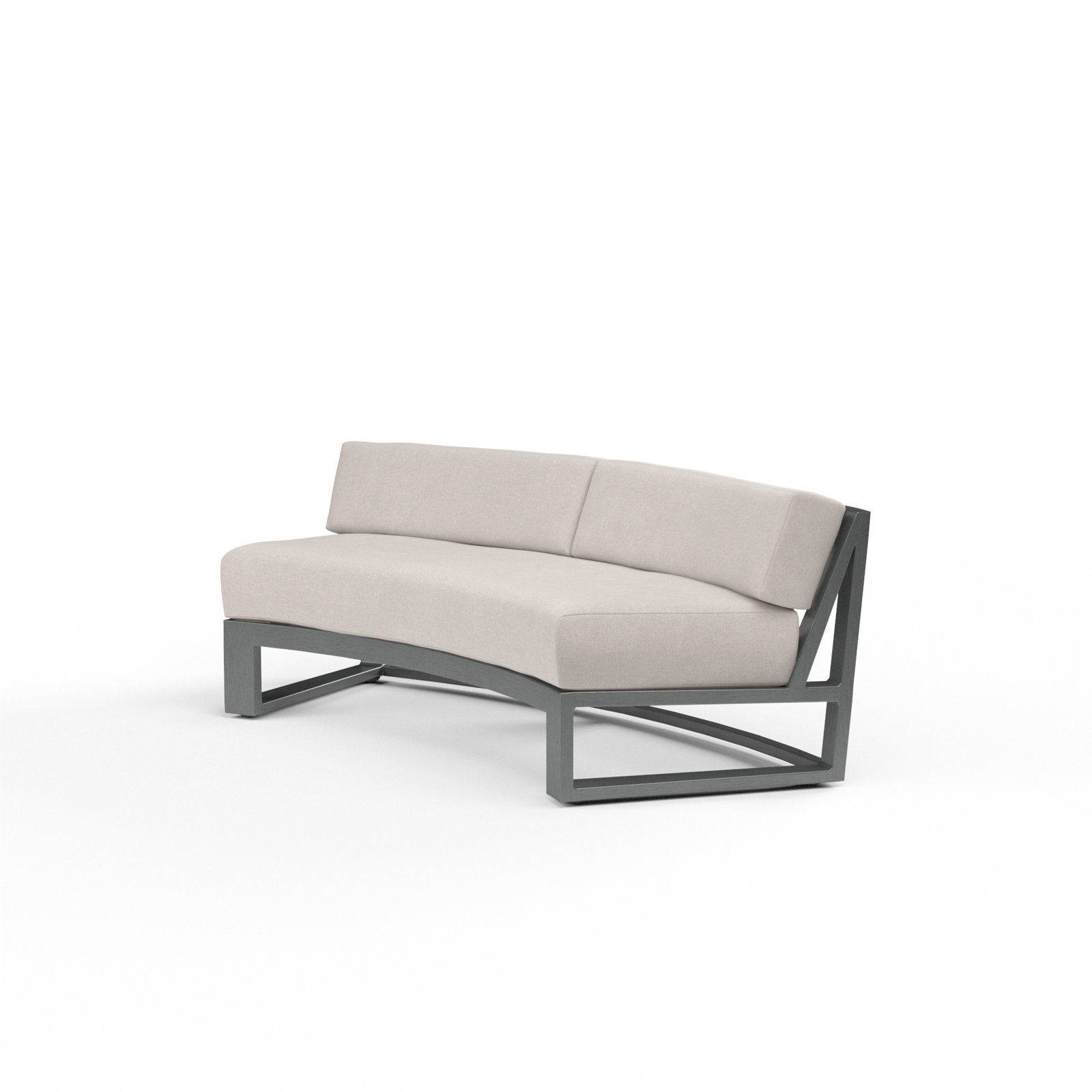Georgie 69" Sunbrella® Patio Loveseat, Canvas Natural Sunbrella® Canvas