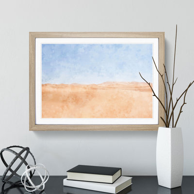 Sand Dunes of Morocco - Picture Frame Graphic Art