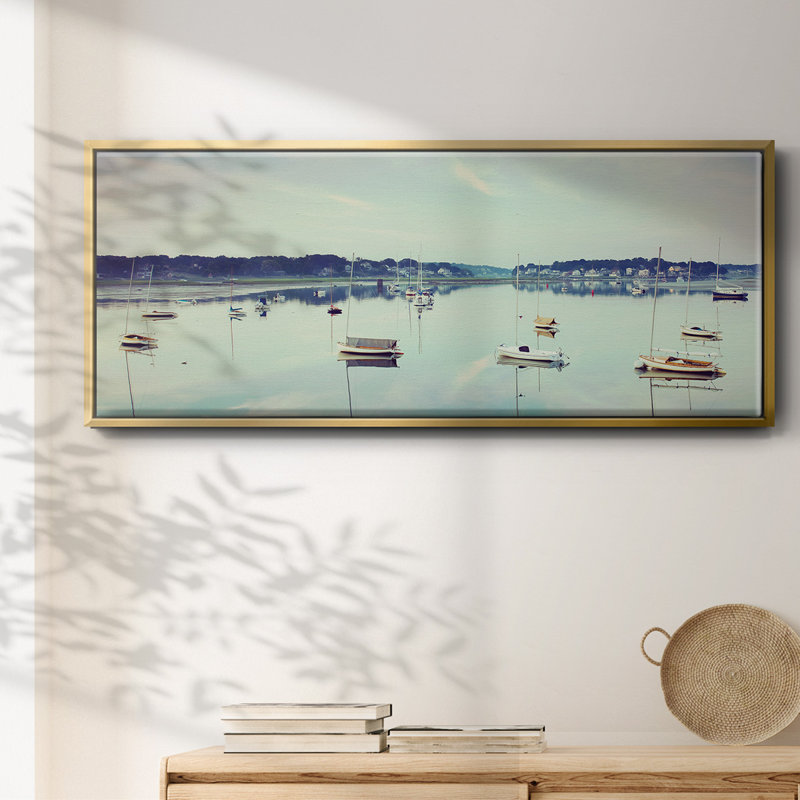Cape Ann Marina - toile encadrée, H 20 po x l 50 po