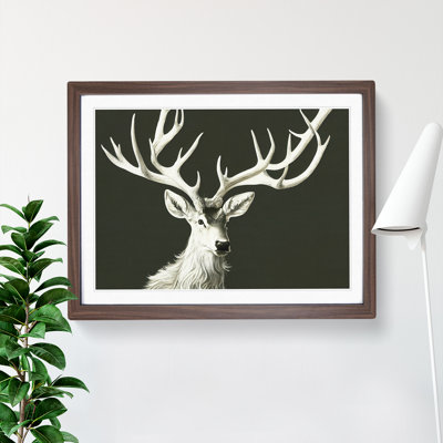 Grand Stag Deer - Single Picture Frame Print