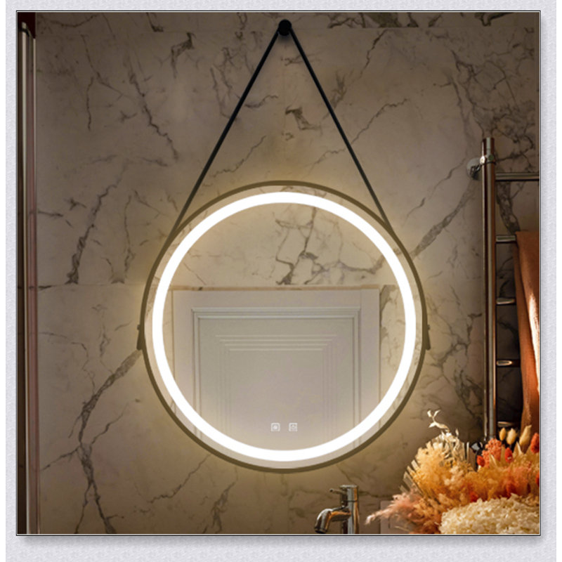 Miroir de salle de bain à DEL, 24 po X 24 po