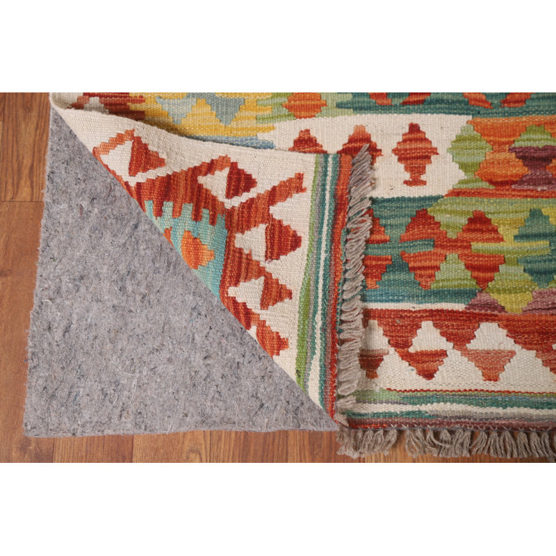 Kilim Reversible Wool Area Rug 10x13