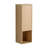 12 Inch Small Wall-Mounted Side Cabinet, Soft Closing Door, Suitable For Small Bathroom, Original Oak