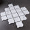 Porcetile 9.69 in. x 11.03 in. Arabesque Matte Porcelain Mosaic Wall and Floor Tile