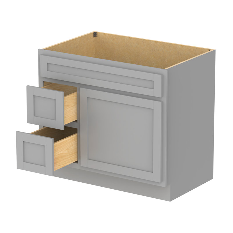 36'' Single Bathroom Vanity Base Only, Grey